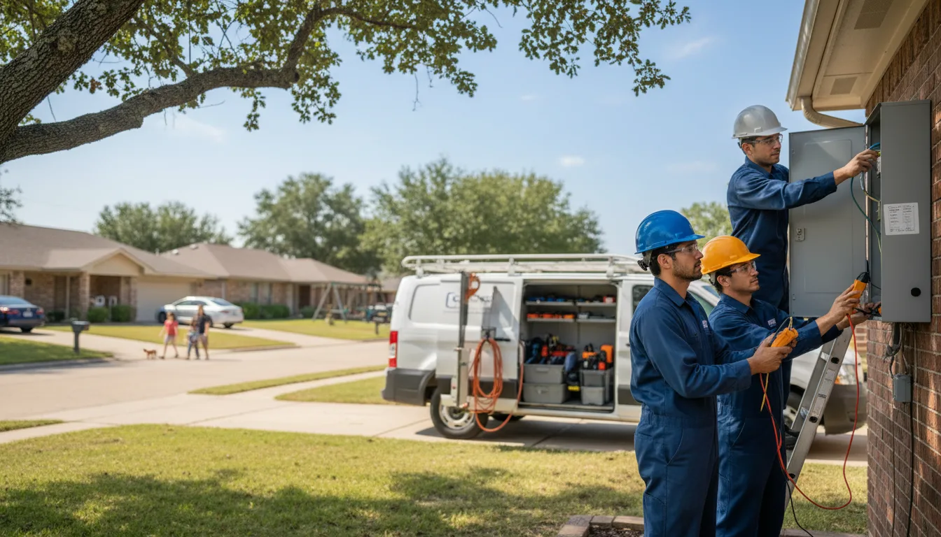 Certified electrician providing emergency electrical services in Lucas, KY